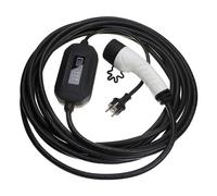Vhbw Câble De Recharge Type 2 Vers Prise Euro F Compatible Avec Audi A6 Tfsi E, A7 Tfsi E Voiture Électrique - 1 Phase, 16 A, 3,5 Kw, 10 M
