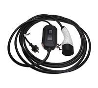 vhbw Câble de Recharge Type 2 vers Prise Euro F Compatible avec Peugeot e-Boxer, E-3008 Active Voiture électrique - 1 Phase, 16 A, 3,5 KW, 7 m