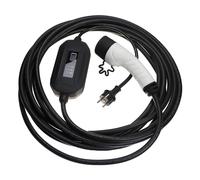 Vhbw Câble De Recharge Type 2 Vers Prise Euro F Compatible Avec Volvo Xc60 Recharge, Xc90 Phev Voiture Électrique - 1 Phase, 16 A, 3,5 Kw, 10 M