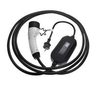 Vhbw Câble De Recharge Type 2 Vers Prise Euro F Compatible Avec Volvo Xc60 Recharge, Xc90 Phev Voiture Électrique - 1 Phase, 16 A, 3,5 Kw, 5 M