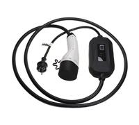 Vhbw Câble De Recharge Type 2 Vers Prise Euro F Compatible Avec Volvo Xc60 Recharge, Xc90 Phev Voiture Électrique - 1 Phase, 16 A, 3,5 Kw, 3 M