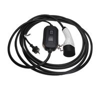 Vhbw Câble De Recharge Type 2 Vers Prise Schuko Compatible Avec Toyota Corolla Hybrid, Highlander Voiture Électrique - 1 Phase, 16 A, 3,5 Kw, 7 M