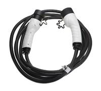 vhbw Câble de Recharge Type 2 vers Type 2 Compatible avec Hyundai Santa FE, Santa Fe PHEV, Kona Voiture électrique - 3 Phases, 16 A, 11 KW, 5 m