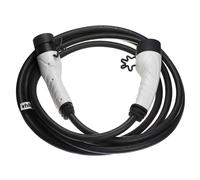 vhbw Câble de Recharge Type 2 vers Type 2 Compatible avec Jeep Renegade, Grand Cherokee 4xe PHEV Voiture électrique - 3 Phases, 32 A, 22 KW, 5 m