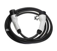 Vhbw Câble De Recharge Type 2 Vers Type 2 Compatible Avec Mercedes-Benz Glc 350e, Gle 350de Voiture Électrique - 3 Phases, 32 A, 22 Kw, 5 M