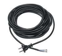 vhbw Câble électrique Compatible avec Nilfisk GM80, GM90, GS80, GD710, GD1010, GD930 aspirateurs - 10 m, 2000 W