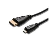 vhbw Câble HDMI, Micro-HDMI vers HDMI 1.4 1,8m pour Tablette, Smartphone, appareil photo compatible avec Acer Iconia Tab A3-A11, A3-A20, A500, A510
