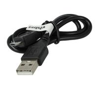 vhbw Câble micro-USB (USB-A vers ) compatible avec Nokia C1, C1-02, C5-03, C6, C6-01, C7, C7-00, E7 - Câble données Ladetechnik - Gesamtlänge in cm cm noir