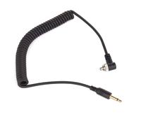 vhbw Câble PC Sync de synchronisation Flash à 3.5mm pour Nikon 17, 20, 22, 22s flash de studio, flash externe