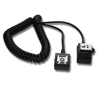 vhbw Câble TTL Compatible avec Nikon Speedlight SB-80DX, SB-700, SB-400, SB-50DX, SB-800 Appareil Photo, Flash - Câble de synchronisation, 150cm