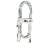 vhbw Câble USB-C vers MagSafe 1 compatible avec Apple MA701CH/A, MA700LL/A ordinateur portable - 175 cm, 100 W, PVC