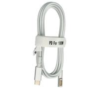 vhbw Câble USB-C vers MagSafe 1 Compatible avec Apple MacBook Air 11", 13" Ordinateur Portable - 175 cm, 100 W, PVC