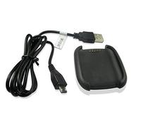 vhbw Câble de Charge Compatible avec ASUS ZenWatch WI500Q smartwatch, Montre de Fitness - Station de Charge, Noir, 100 cm