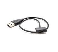 Vhbw Câble Usb Compatible Avec Fitbit Ionic Smartwatch, Montre De Fitness - Station De Charge, Noir, 30 Cm