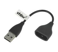 vhbw Câble USB Compatible avec Fitbit One smartwatch, Montre de Fitness - Station de Charge, Noir, 10 cm