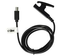 vhbw Câble USB Compatible avec Garmin Lily Sport Edition 010-02384-10 smartwatch, Montre de Fitness - Station de Charge, Noir, 100 cm