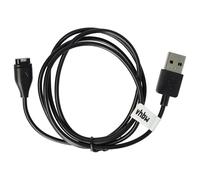 vhbw Câble USB Compatible avec Garmin SQ/SQ2/SQ2 Music, Tactix7/Delta, Swim 2 smartwatch, Montre de Fitness - Station de Charge, Noir, 100 cm