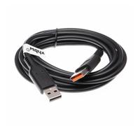 vhbw Câble USB compatible avec tablette Lenovo Yoga 3-11 1170, 3-1170 - câble de données/charge (Standard-USB Typ A) 2in1 , 200 cm, noir