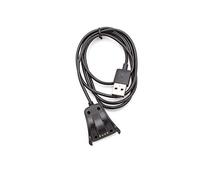 vhbw Câble USB Compatible avec Tomtom Runner 2, 3, 2 Music, 2 Cardio, 2 Cardio + Music smartwatch, Montre de Fitness - Docking Station, Noir, 97 cm