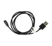 vhbw Câble USB Compatible avec Willful ID205U, IP68, SW01, SW021, SW023, SW025 smartwatch, Montre de Fitness - Station de Charge, Noir, 100 cm