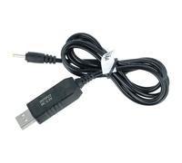 vhbw Câble USB de charge compatible avec Braun MGK3010, BT3020, BT3021, BT3221, BT322, BT3022, BT3000 rasoir - Câble d'alimentation, 100 cm noir