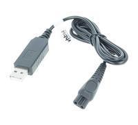 vhbw Câble USB de Charge Compatible avec Philips HQ8150