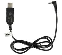 vhbw Câble USB de Chargement Compatible avec Canon EOS 1100D, 1000D, 1100, 2000D, 450D, 500D, 1200D, 1200, 4000D, 100D, 1300D, 200D, 550, 400D caméra, caméscope, Noir