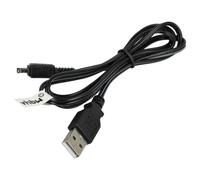 vhbw Câble USB de Chargement Compatible avec Canon Legria HF R38, HF R36, HF R806, HF R78, HF R706, HF R76 caméra, caméscope, Noir