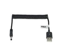 vhbw Câble USB de Chargement Compatible avec Panasonic HC-VX870, HC-VX878, HC-VX970M, HC-VX980, HC-VX985GK caméra, Camcorder, Noir