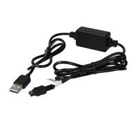 vhbw Câble USB de Chargement Compatible avec Sony HDR- MC50U, HC5, HXR-MC50, MC50, MC50E, HC62, HC7, HC9, HC96 caméra, caméscope, Noir