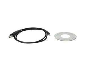 vhbw Câble USB de programmation compatible avec Alinco DJ-196T, DJ-596T, DJ-195T, DJ-296T, DJ-V5T(H), DJ-191, DJ-X3, DJ-X10, DJ-496T radio, noir