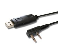 vhbw Câble USB de programmation compatible avec Kenwood TK-348, TK-350, TK-353, TK-360, TK-360G, TK-370, TK-370G, TK-372, TK-372G appareils radio noir