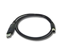 vhbw Câble USB de programmation compatible avec Yaesu/Vertex FT-8500M, FT-8500, FT-8800, FT-8500R, FT-8800R, FT-8800E, FT-8900, FT-8100R radio, noir