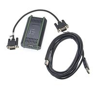 vhbw Câble USB de programmation PLC, MPI compatible avec Siemens Simatic S7-400 PLC, S7-300 PLC radio - Adaptateur interface sérielle, noir