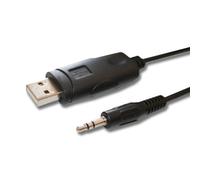 vhbw Câble USB de programmation pour Alinco DJ-191, DJ-195T, DJ-196T, DJ-296T, DJ-496T, DJ-596T, DJ-V5T(H), DJ-X10, DJ-X3 appareils radio noir