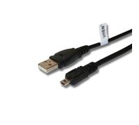 vhbw Câble USB standard type A, 150 cm, compatible avec Casio Exilim EX-ZS20, EX-ZS200, EX-ZS6