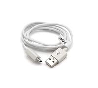vhbw Câble USB vers Micro USB, 1 mètre, blanc, compatible avec divers appareils
