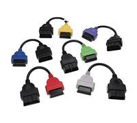 vhbw Câbles de rallonge en Lot de 6 pc. 16 Pin Femelle vers 16 Pin mâle pour Automobiles - 9,5 cm