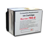vhbw Cartouche d'encre Cyan Compatible avec Pitney Bowes DM160i, DM175, DM175i, DM200, DM200i, DM220i imprimante (Compatible, 35 ML + Puce)