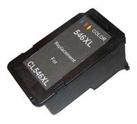 vhbw Cartouche d'encre Cyan/Magenta/Jaune compatible avec Canon Pixma MX494, TR4550, TR4551, TS205, TS302, MX495 imprimante (rechargeable, 12 ml)