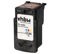 vhbw Cartouche d'encre Cyan/Magenta/Jaune Compatible avec Canon Pixma TS3350, TS3351, TS3352, TS3355, TS3450 imprimante (Rechargeable, 12 ML)
