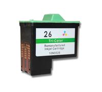 vhbw Cartouche d'encre Cyan/Magenta/Jaune compatible avec Lexmark z717, z817, z819 imprimante (rechargeable, 12 ml)