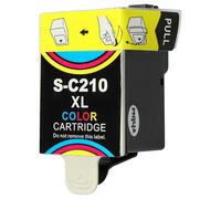 vhbw Cartouche d'encre Cyan/Magenta/Jaune Compatible avec Samsung CJX-1050W, CJX-2000, CJX-1000, CJX-1050 imprimante (Compatible, 36 ML + Puce)