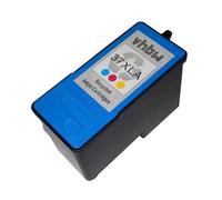 vhbw Cartouche d'encre Cyan/Magenta/Jaune remplacement pour Lexmark 37A, 18C2180E, 37, 37XL (rechargeable, 18 ml)