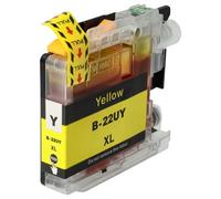 vhbw Cartouche d'encre jaune comme Brother LC-22U Y, LC-22UY, LC-22UY XL, LC-22UYXL, LC22UY - Cartouche d'impression + puce