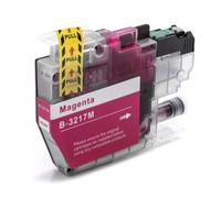 vhbw Cartouche d'encre Magenta remplacement pour Brother LC3217M, LC-3217M (compatible, 12 ml + puce)