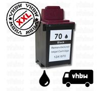 vhbw Cartouche d'encre noir compatible avec CompaQ A1000, A1500, A3000, A4000, A900, C3-1000, IJ1200, IJ1400P imprimante (rechargeable, 30 ml)