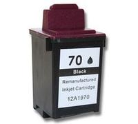 vhbw Cartouche d'encre noir compatible avec Lexmark Optra Color 40, 45, 45n, X125, X4250, X4270, X63, X70, X73, X80 imprimante (rechargeable, 30 ml) G