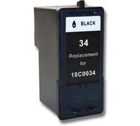 vhbw cartouche d'encre noir compatible avec Lexmark P6350, P910, P915, X3310, X3330, X3350, X5200, X5210, X5250 imprimante - 22ml G