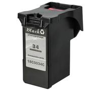 vhbw Cartouche d'encre Noir Compatible avec Lexmark X7170, X5470, X5270, X8350, X7100, X5260, X8310, X7350, X7310 imprimante (Rechargeable, 22 ML)